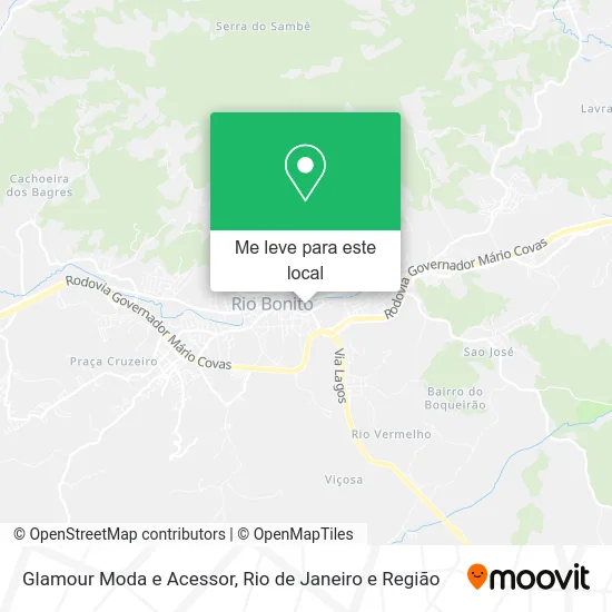 Glamour Moda e Acessor mapa