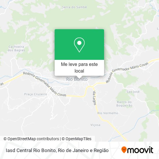 Iasd Central Rio Bonito mapa