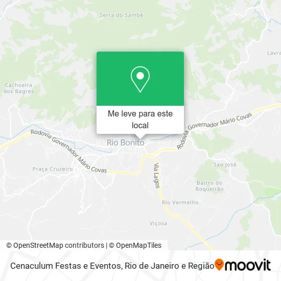 Cenaculum Festas e Eventos mapa