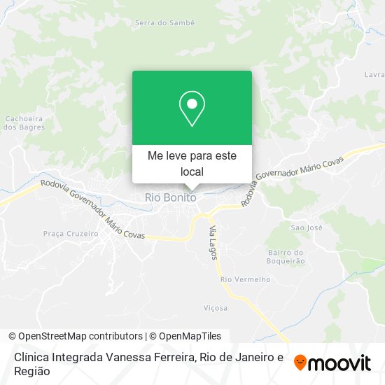 Clínica Integrada Vanessa Ferreira mapa