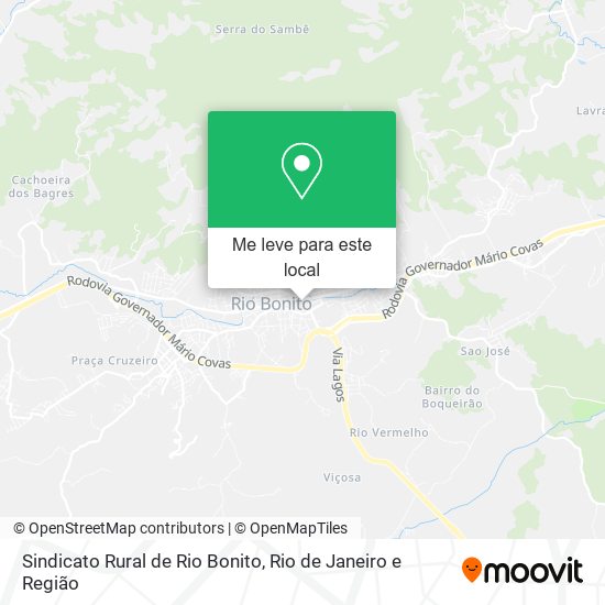 Sindicato Rural de Rio Bonito mapa