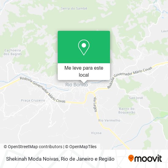 Shekinah Moda Noivas mapa