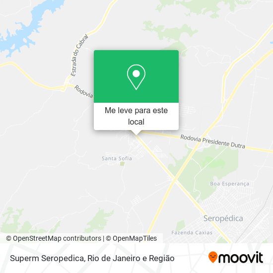 Superm Seropedica mapa