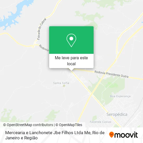 Mercearia e Lanchonete Jbe Filhos Ltda Me mapa