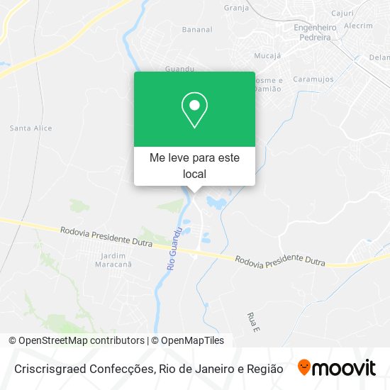 Criscrisgraed Confecções mapa