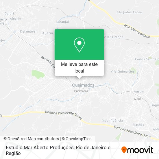 Estúdio Mar Aberto Produções mapa