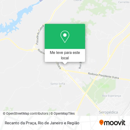 Recanto da Praça mapa