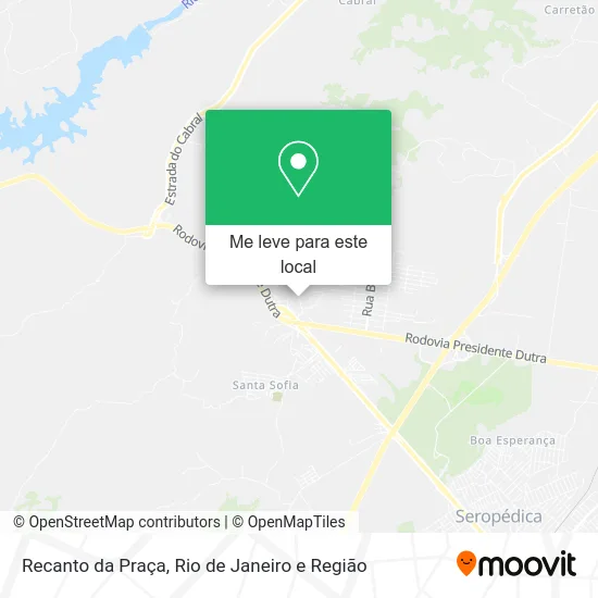 Recanto da Praça mapa