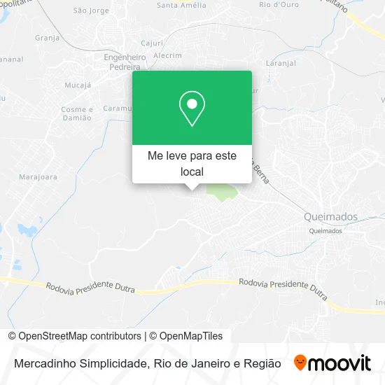 Mercadinho Simplicidade mapa