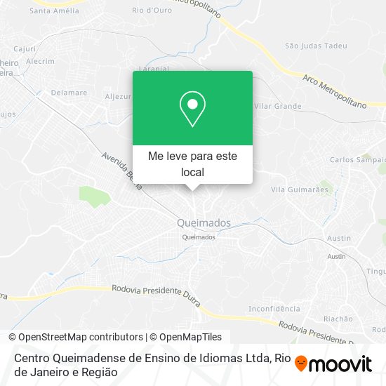 Centro Queimadense de Ensino de Idiomas Ltda mapa