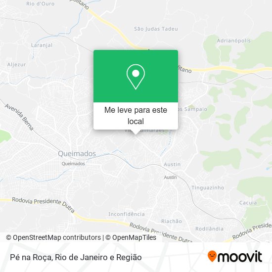 Pé na Roça mapa
