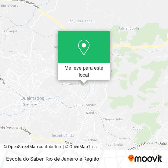 Escola do Saber mapa