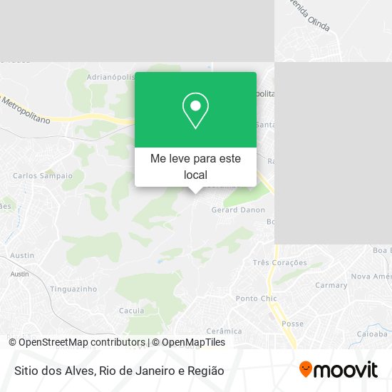 Sitio dos Alves mapa
