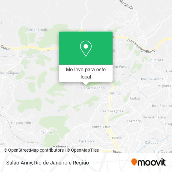 Salão Anny mapa