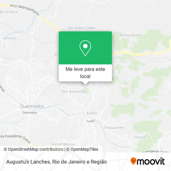 Augustu's Lanches mapa