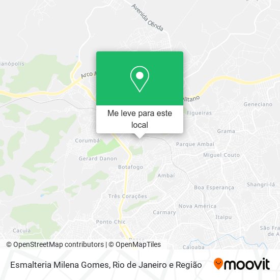 Esmalteria Milena Gomes mapa