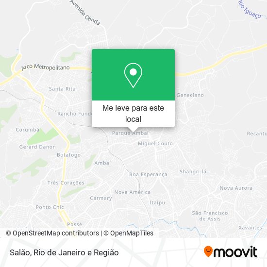 Salão mapa