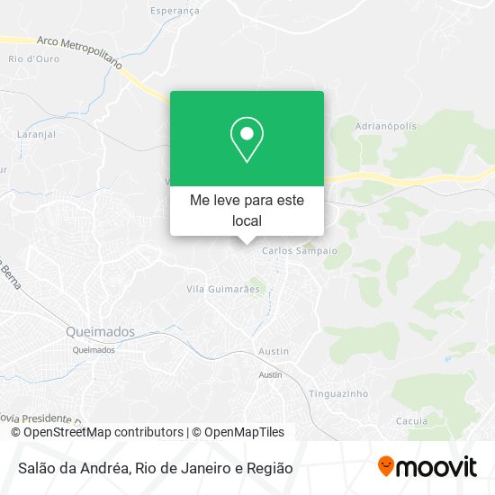 Salão da Andréa mapa