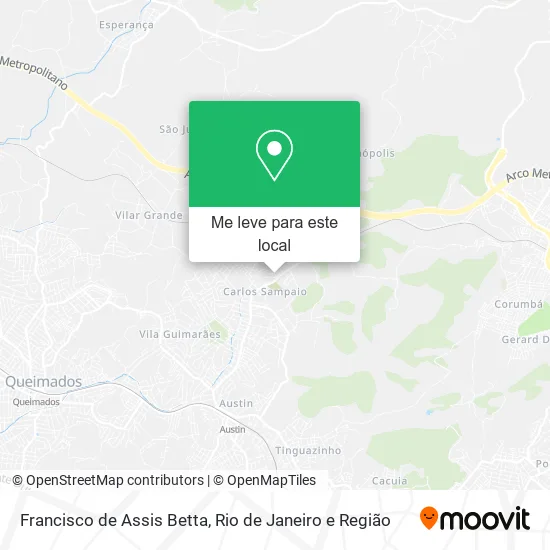 Francisco de Assis Betta mapa