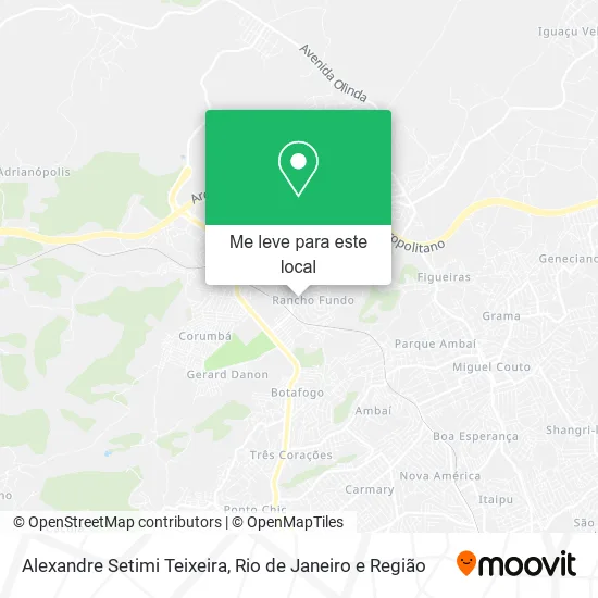 Alexandre Setimi Teixeira mapa
