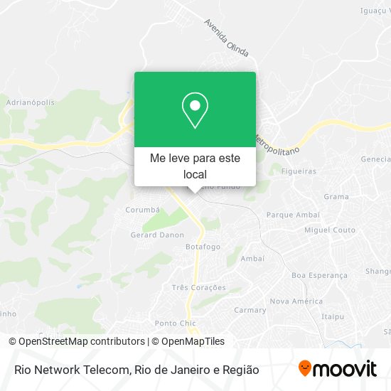 Rio Network Telecom mapa