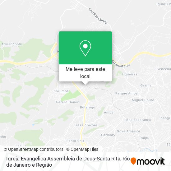 Igreja Evangélica Assembléia de Deus-Santa Rita mapa