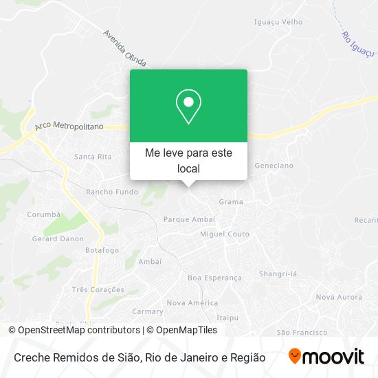 Creche Remidos de Sião mapa