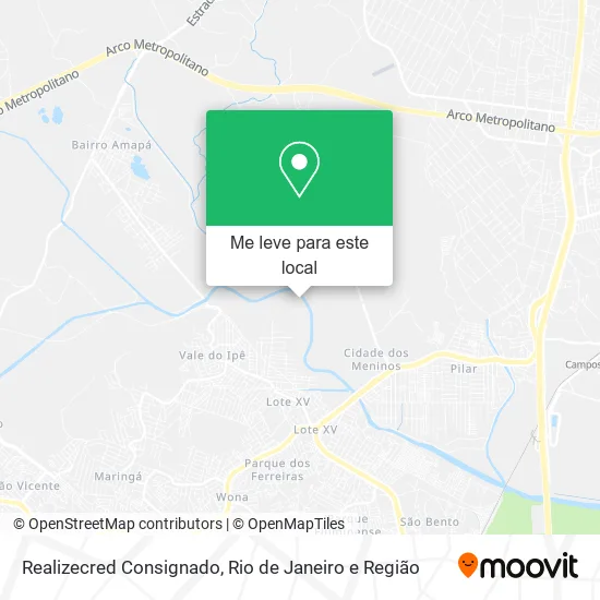 Realizecred Consignado mapa