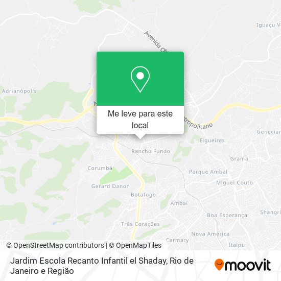 Jardim Escola Recanto Infantil el Shaday mapa