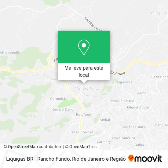 Liquigas BR - Rancho Fundo mapa