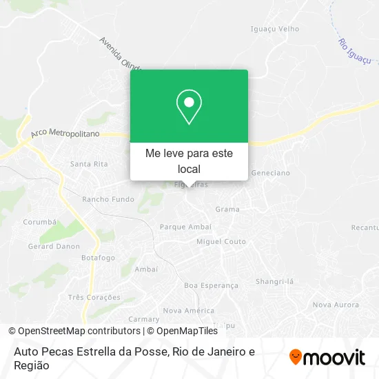 Auto Pecas Estrella da Posse mapa