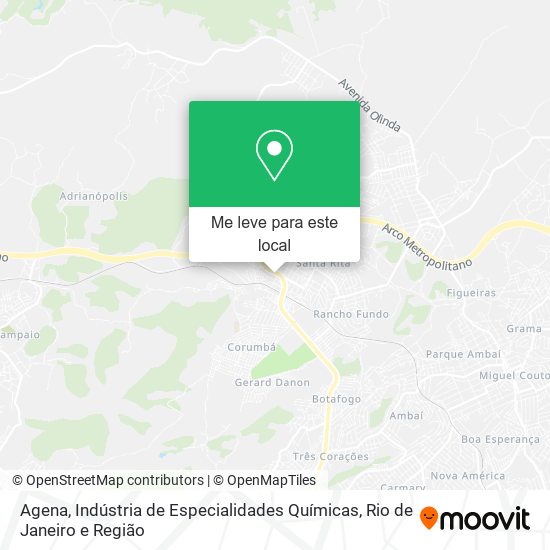 Agena, Indústria de Especialidades Químicas mapa