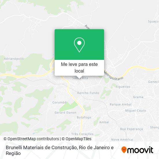 Brunelli Materiais de Construção mapa