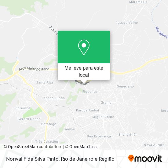 Norival F da Silva Pinto mapa