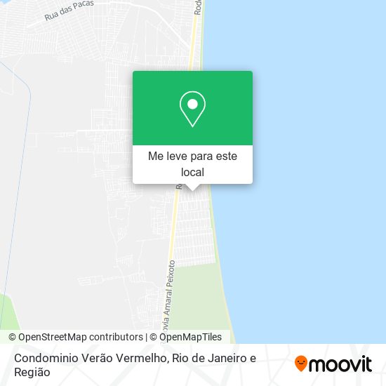 Condominio Verão Vermelho mapa