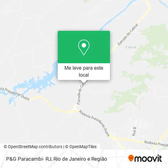 P&G Paracambi- RJ mapa