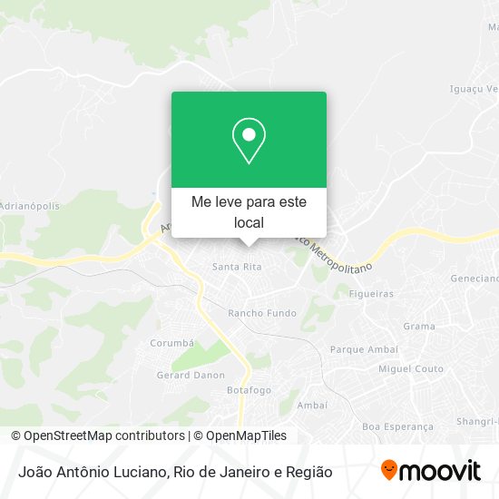 João Antônio Luciano mapa