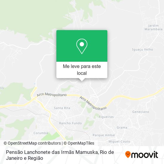 Pensão Lanchonete das Irmãs Mamuska mapa