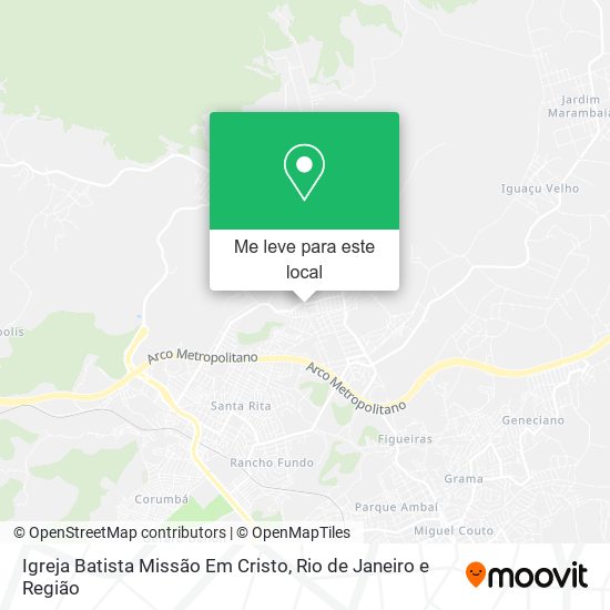 Igreja Batista Missão Em Cristo mapa