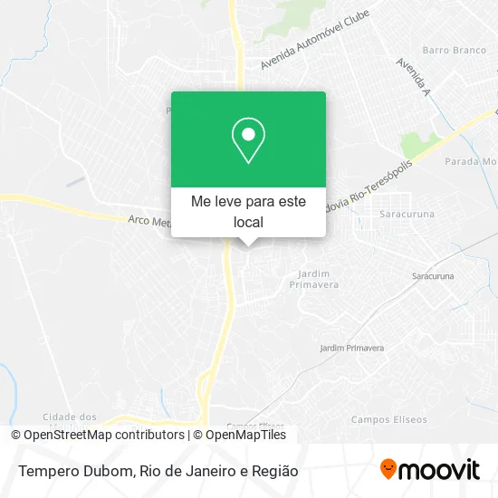 Tempero Dubom mapa