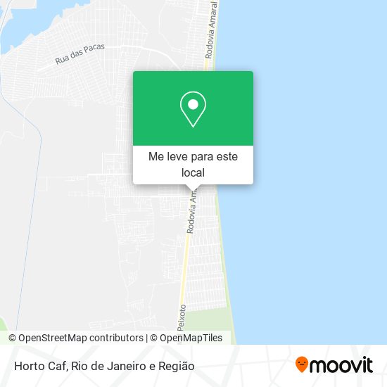 Horto Caf mapa