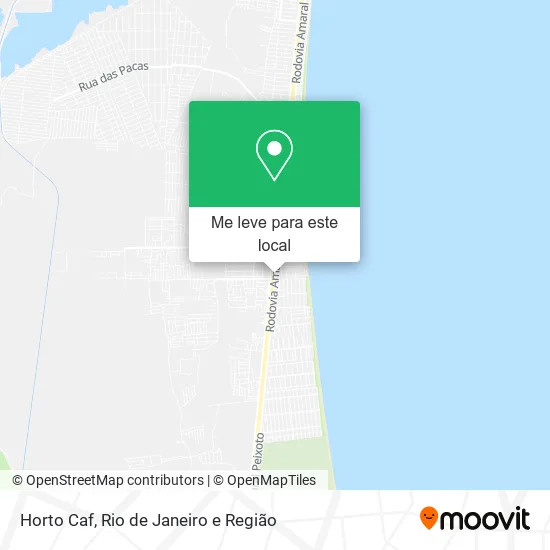 Horto Caf mapa