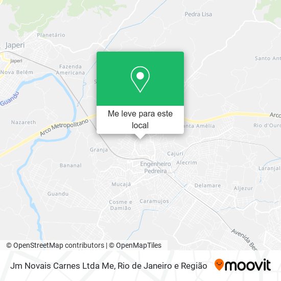 Jm Novais Carnes Ltda Me mapa