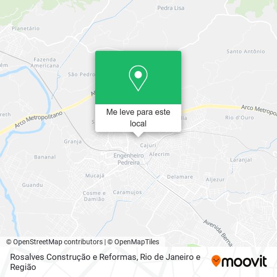 Rosalves Construção e Reformas mapa