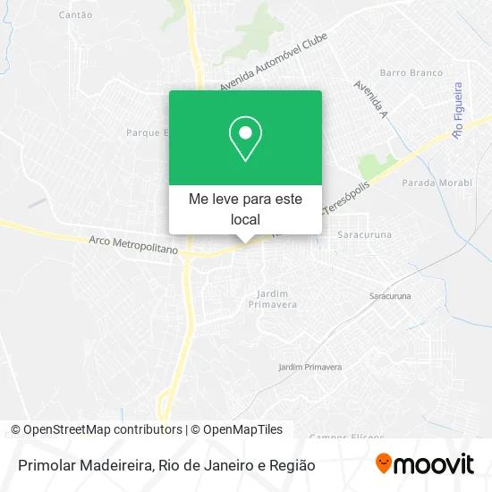 Primolar Madeireira mapa