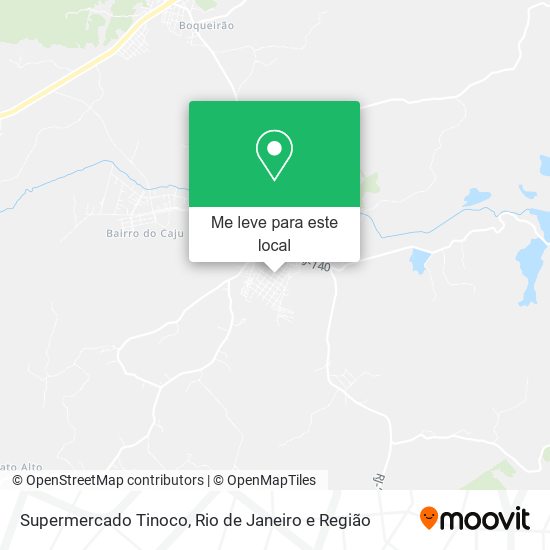 Supermercado Tinoco mapa