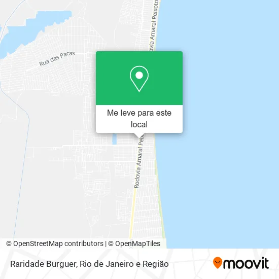 Raridade Burguer mapa