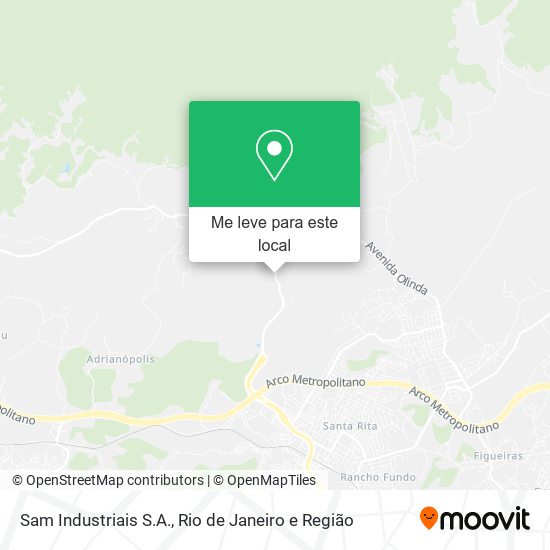 Sam Industriais S.A. mapa