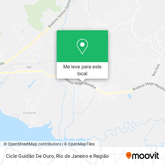 Cicle Guidāo De Ouro mapa
