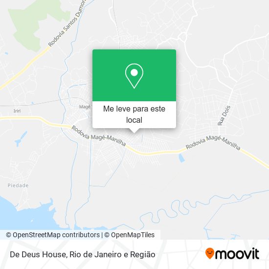De Deus House mapa